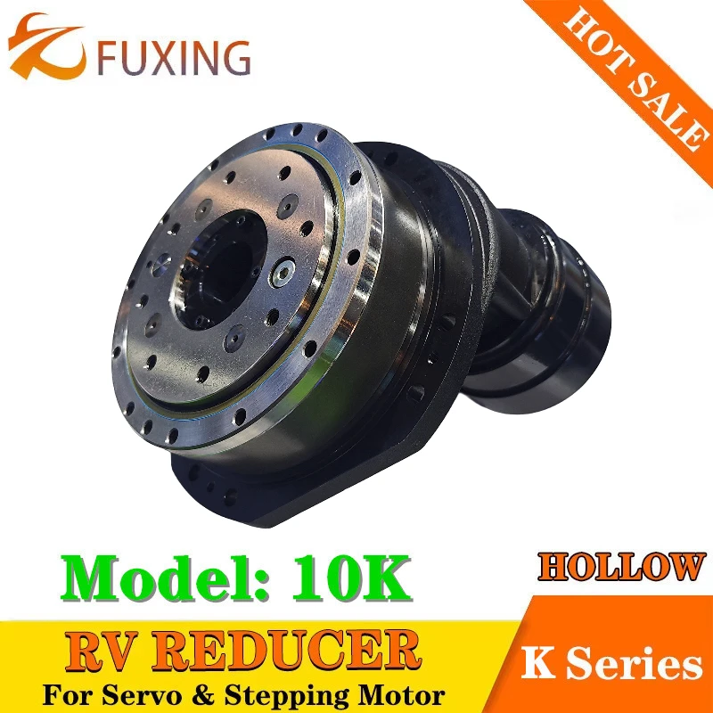Hollow precision Cycloidal Pinwheel RV Reducer RV-10K 10CBX With Input Output Flange Gearbox Fully sealed For 400w Servo Motor
Hollow precision Cycloidal Pinwheel RV Reducer RV-10K 10CBX With Input Output Flange Gearbox Fully sealed For 400w Servo Motor