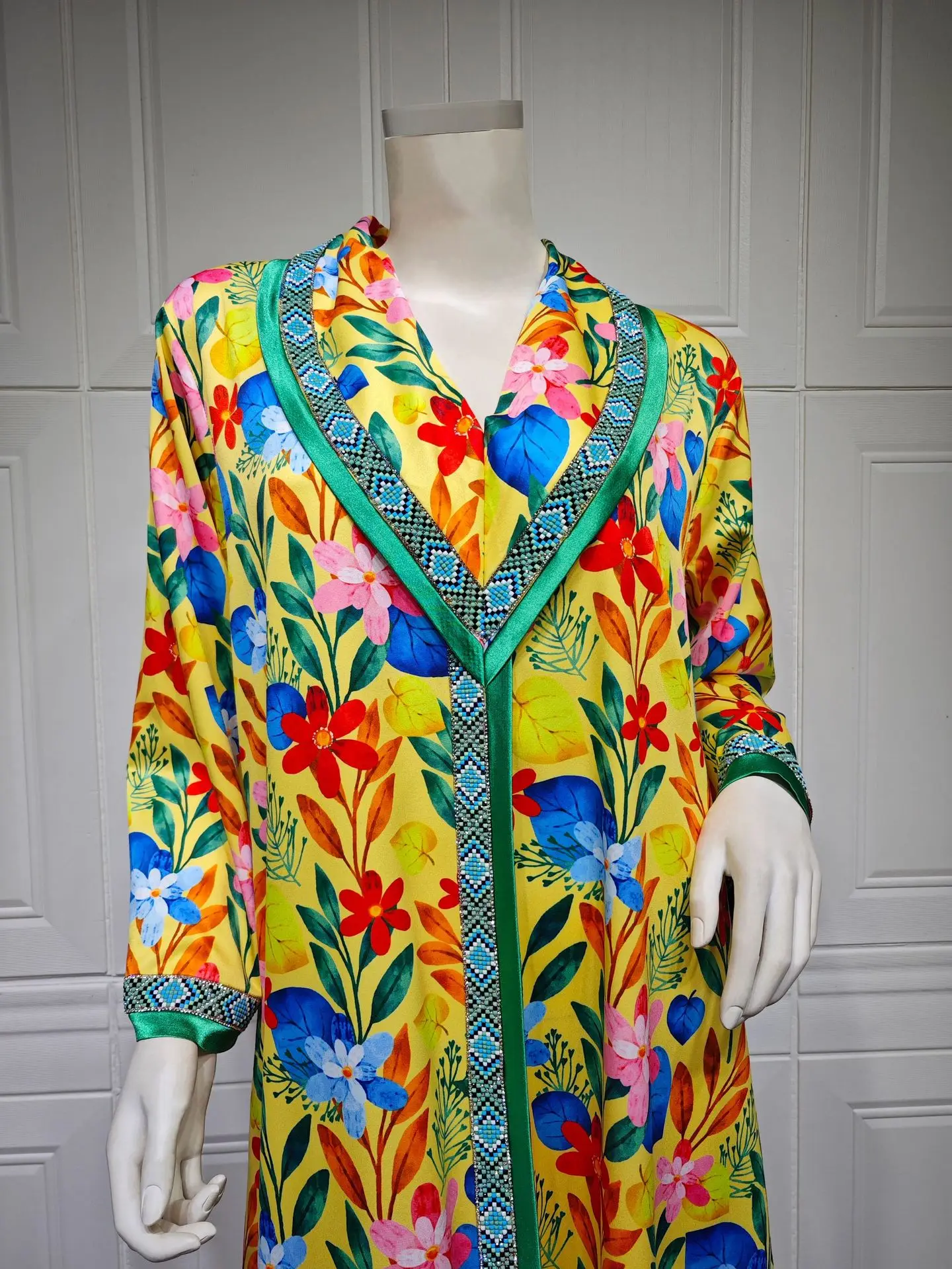 Ramadan Abaya Muslim Women Floral Party Dresses Diamond Saudi Arabic Eid Abayas Jalabiya Moroccan Kaftan Vestidos Largos 2025
Ramadan Abaya Muslim Women Floral Party Dresses Diamond Saudi Arabic Eid Abayas Jalabiya Moroccan Kaftan Vestidos Largos 2025