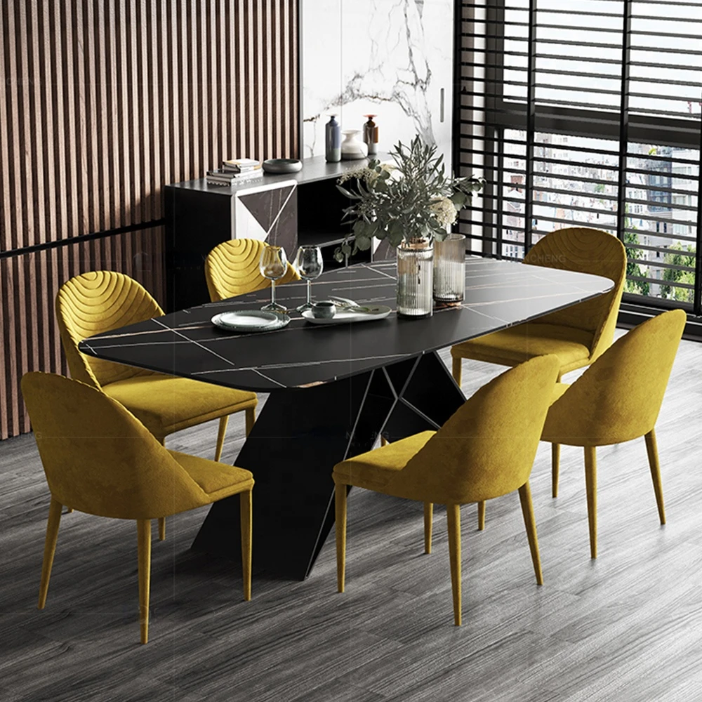 Modern Luxury Marble Dining Table Furniture Stainless Steel Metal Base Dining Table
Modern Luxury Marble Dining Table Furniture Stainless Steel Metal Base Dining Table