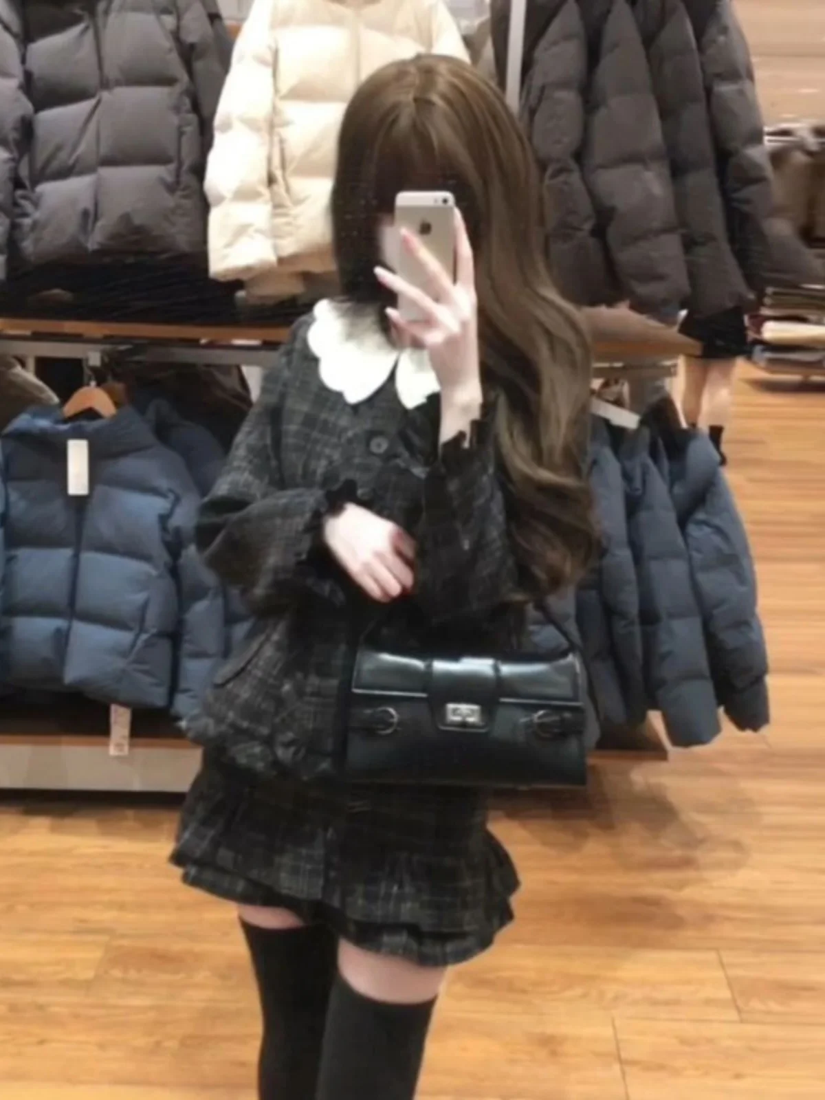 Chic Preppy Style Plaid Two-Piece Set Korean Fashion Elegant Youthful Short Skirt Comfortable Cotton Button-Up Autumn Wear
Chic Preppy Style Plaid Two-Piece Set Korean Fashion Elegant Youthful Short Skirt Comfortable Cotton Button-Up Autumn Wear