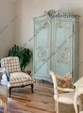 J French Retro Solid Wood Carving Flower Wardrobe American Country Decorative Cabinet Locker Foyer Storage Wardrobe
J French Retro Solid Wood Carving Flower Wardrobe American Country Decorative Cabinet Locker Foyer Storage Wardrobe