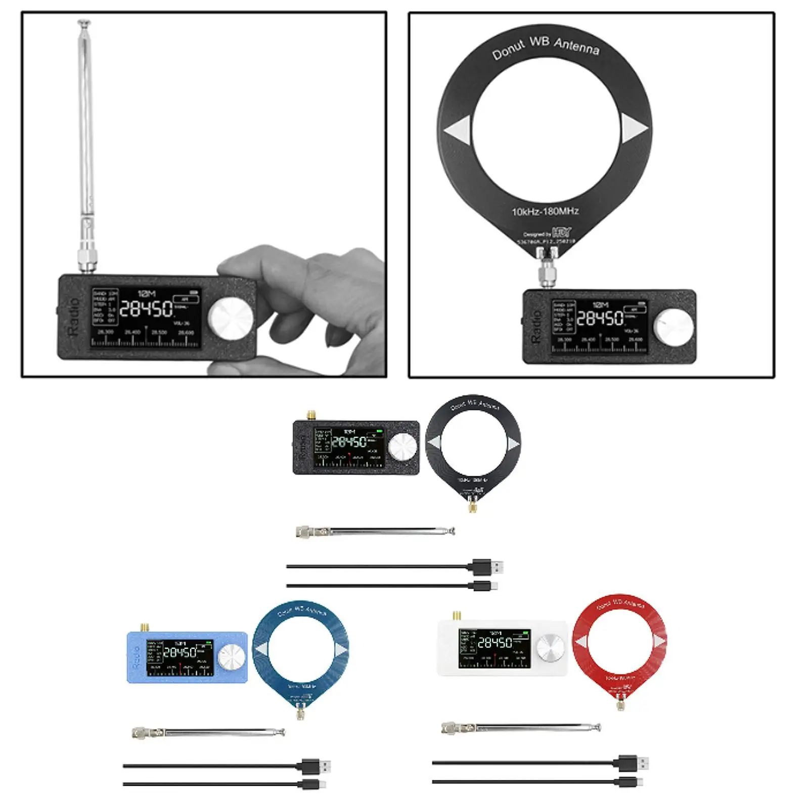 SI4732 Portable Radio Stereo Practical Lightweight Broadcasting with Loop Antenna for Backpacking Picnic Fishing Camping Travel
SI4732 Portable Radio Stereo Practical Lightweight Broadcasting with Loop Antenna for Backpacking Picnic Fishing Camping Travel