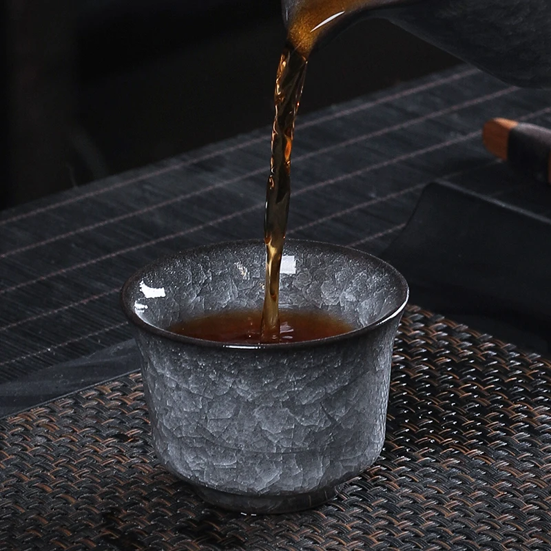 Handmade Ceramics Gongfu Tea Cup Blue Porcelain Iron Bowl Ice Crack Pattern Home Use Tea Bowl Chinese Style Ceramic Tea Set
Handmade Ceramics Gongfu Tea Cup Blue Porcelain Iron Bowl Ice Crack Pattern Home Use Tea Bowl Chinese Style Ceramic Tea Set