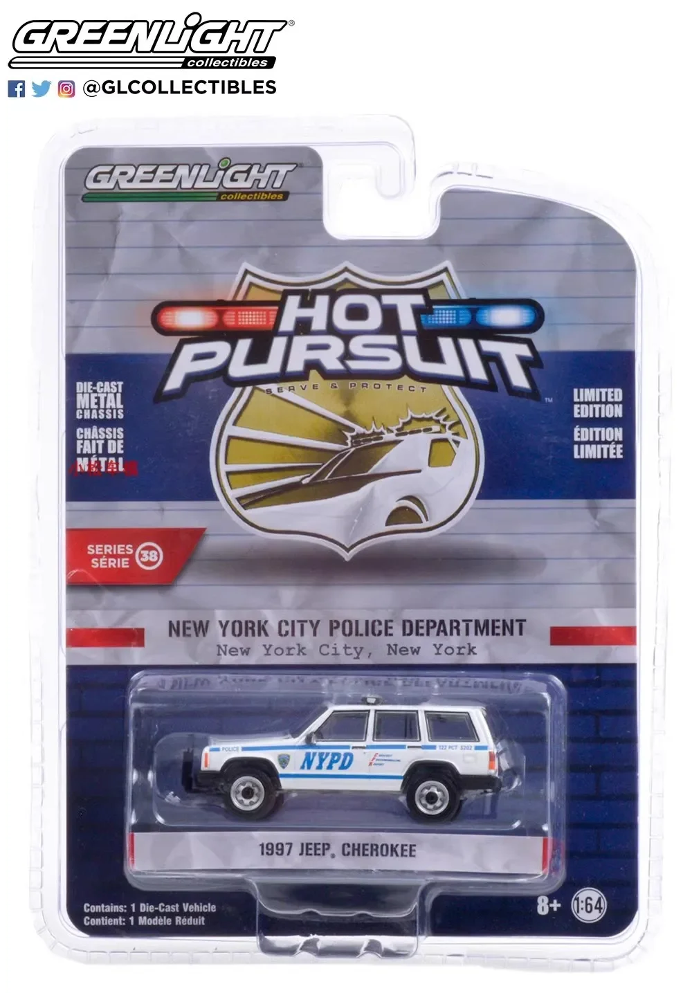 1:64 1997 Jeep Cherokee полиция Нью-Йорка отлитый под давлением модель автомобиля из металлического сплава игрушки для коллекции подарков
1:64 1997 Jeep Cherokee полиция Нью-Йорка отлитый под давлением модель автомобиля из металлического сплава игрушки для коллекции подарков