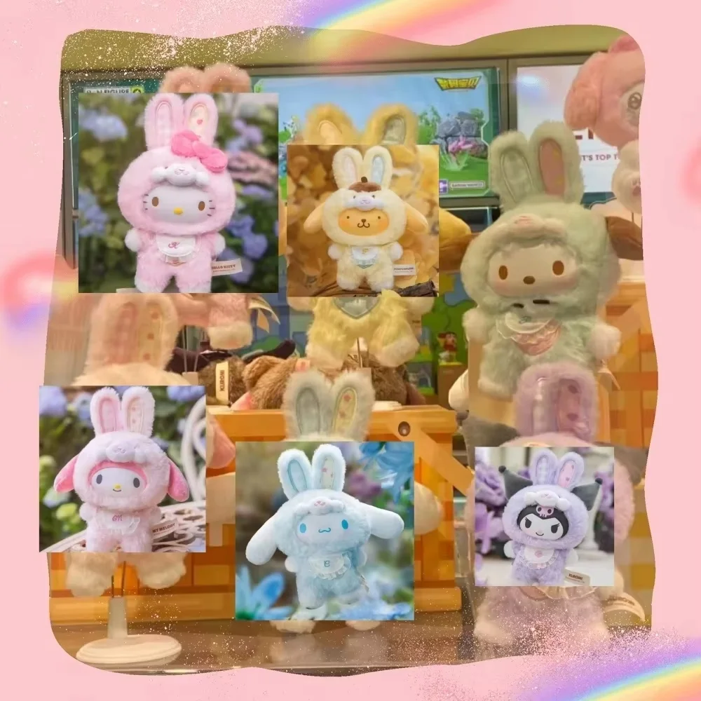 Аутентичная серия Sanrio Elf Rabbit Baby, модная слепая коробка, милая виниловая кукла, модель украшения ручной работы, подарок для девочек 
Аутентичная серия Sanrio Elf Rabbit Baby, модная слепая коробка, милая виниловая кукла, модель украшения ручной работы, подарок для девочек