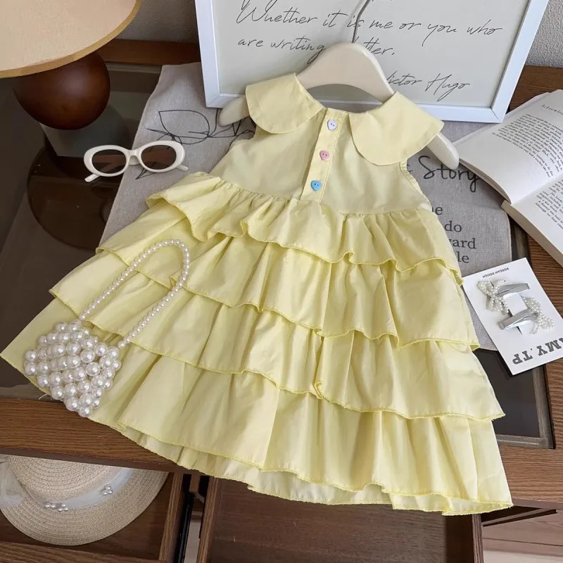 TOY-2025Summer New Girls' Dress Sweet Princess Dress Baby Stylish Doll Collar Dress Stylish Cake Dress
TOY-2025Summer New Girls' Dress Sweet Princess Dress Baby Stylish Doll Collar Dress Stylish Cake Dress