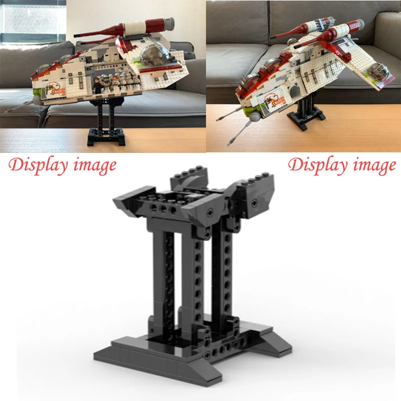 The Space Wars MOC Stand (Only Bracket) Fit for The Imperial Shuttle Republic Gunship Stand 75021 Display Stand Bricks Toy
The Space Wars MOC Stand (Only Bracket) Fit for The Imperial Shuttle Republic Gunship Stand 75021 Display Stand Bricks Toy