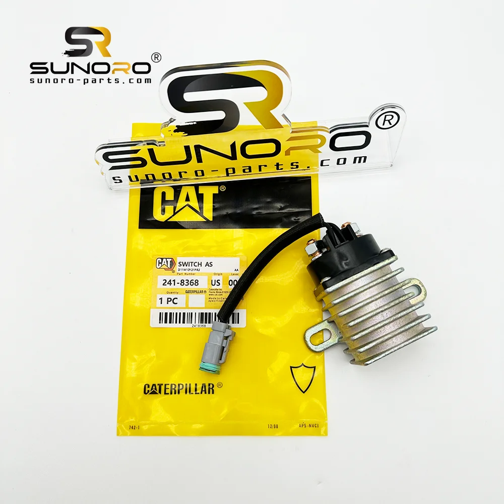 CAT 320D 323D 330D Реле переключателя деталей двигателя 241-8368 2418368 Магнитный переключатель для грузовика Caterpillar 725 725C 730C
CAT 320D 323D 330D Реле переключателя деталей двигателя 241-8368 2418368 Магнитный переключатель для грузовика Caterpillar 725 725C 730C