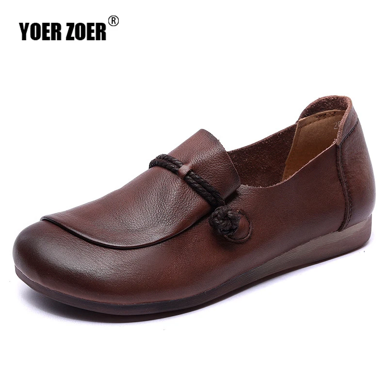 Women's Toe Layer Leather Loafers Genuine Leather Tendon Moccasins 2022 Spring and Autumn low top flat shoes Soft Casual shoes
Women's Toe Layer Leather Loafers Genuine Leather Tendon Moccasins 2022 Spring and Autumn low top flat shoes Soft Casual shoes