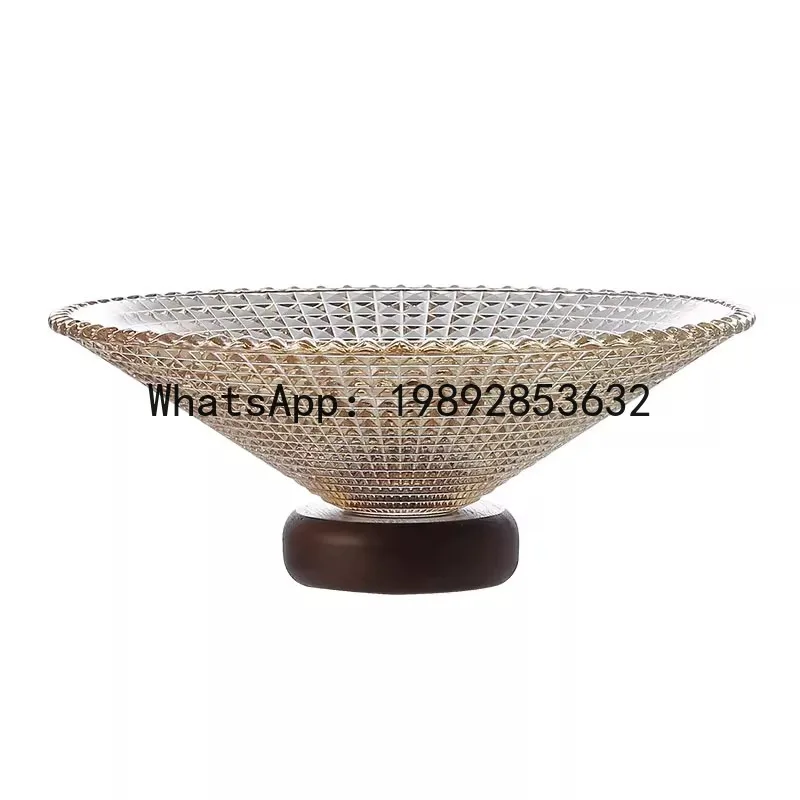 PYJ fruit plate living room household French glass plate front desk tea table snack tray
PYJ fruit plate living room household French glass plate front desk tea table snack tray