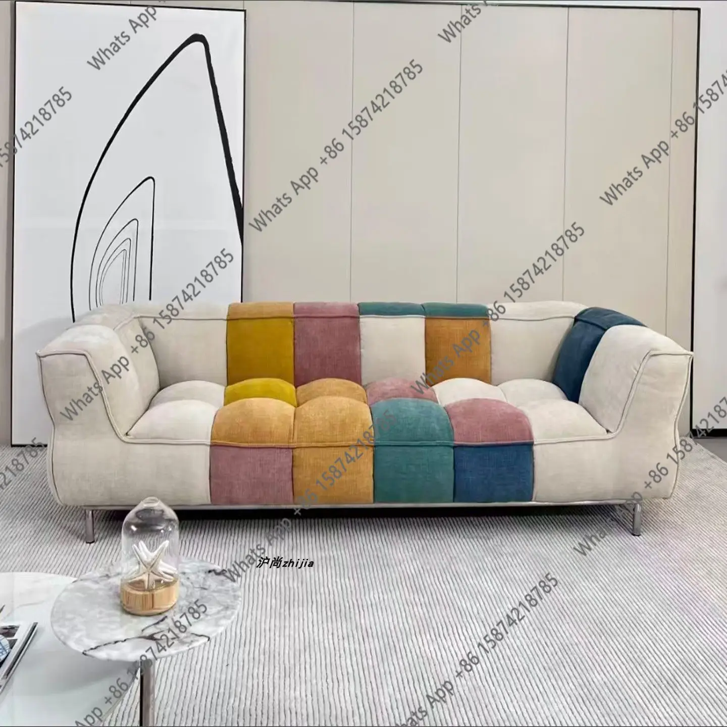 Sofa living room cream wind ancient designer new straight row color large flat layer fashion high-end
Sofa living room cream wind ancient designer new straight row color large flat layer fashion high-end