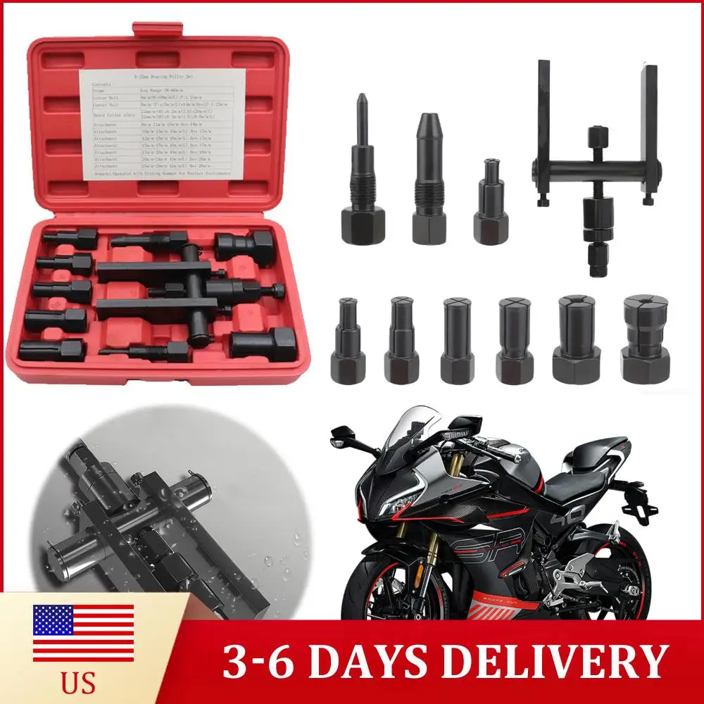 1 Set Utility Bearing Puller Adjustable Motorcycle Bearing Puller Kit Internal Bearing Puller Kit for Wheel Hub Maintenance
1 Set Utility Bearing Puller Adjustable Motorcycle Bearing Puller Kit Internal Bearing Puller Kit for Wheel Hub Maintenance
