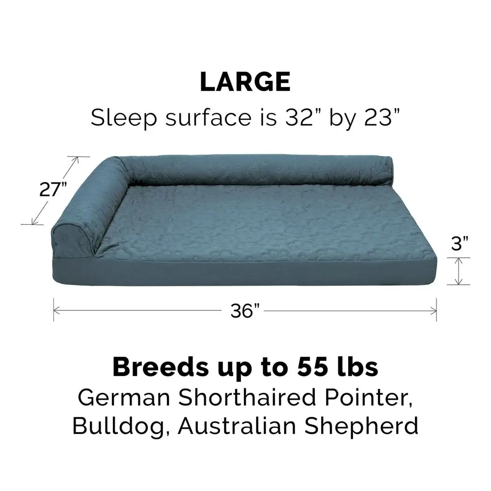 Orthopedic Dog Bed for Large Medium Dogs w Removable Bolsters amp Washable Cover, For Dogs Up to 55 lbs Pinsonic Quilted Paw L
Orthopedic Dog Bed for Large Medium Dogs w Removable Bolsters amp Washable Cover, For Dogs Up to 55 lbs Pinsonic Quilted Paw L