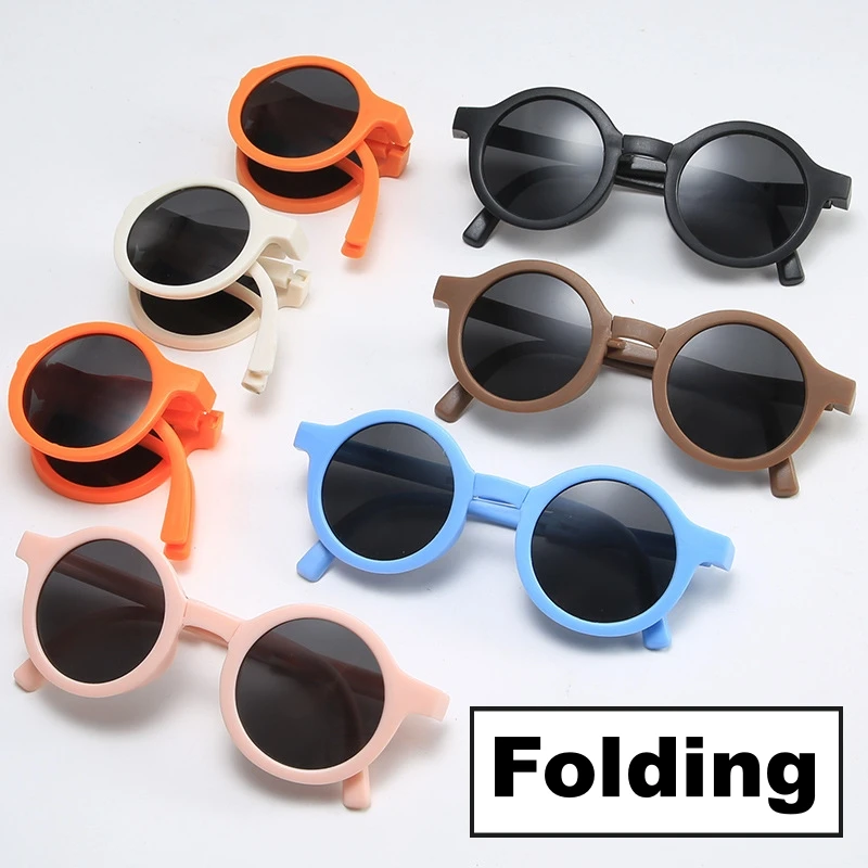 Fashion Vintage Foldable Sunglasses for Kids Girls Boys Outdoor UV Protection Eyewear Flexible Portable Round Frame Sun Glasses
Fashion Vintage Foldable Sunglasses for Kids Girls Boys Outdoor UV Protection Eyewear Flexible Portable Round Frame Sun Glasses