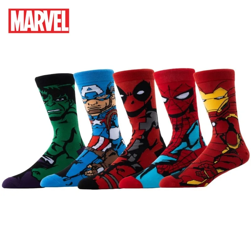 Marvel Spider-Man Socks Iron Man Anime Cool Fashion Breathable Sweat Absorbing Cotton Socks Warm Cotton Middle Tube Men Women
Marvel Spider-Man Socks Iron Man Anime Cool Fashion Breathable Sweat Absorbing Cotton Socks Warm Cotton Middle Tube Men Women