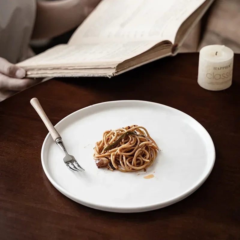 Light Luxury Retro Matte Ceramic Large Household Solid Color Vegetable Pasta Plate Salad Western Food Steak Plate Disc
Light Luxury Retro Matte Ceramic Large Household Solid Color Vegetable Pasta Plate Salad Western Food Steak Plate Disc