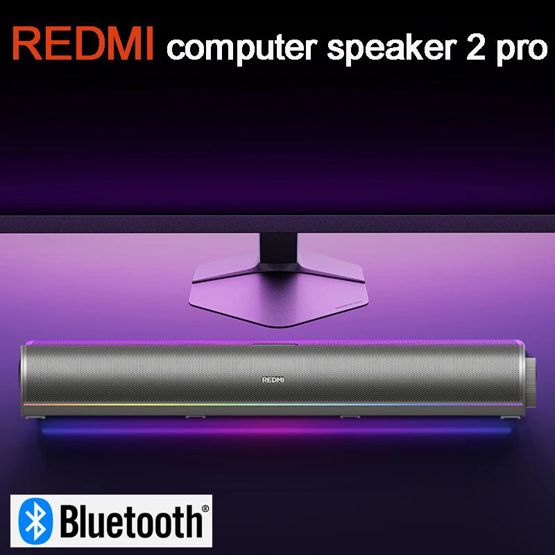 Redmi Computer Speaker 2 pro Bluetooth 5.3 A2DP Music Playback USB/ AUX IN/ 3.5mm MIC Wired Connection RGB Ambient Lighting
Redmi Computer Speaker 2 pro Bluetooth 5.3 A2DP Music Playback USB/ AUX IN/ 3.5mm MIC Wired Connection RGB Ambient Lighting