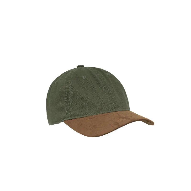 Two Tone Baseball Cap Suede Brim Cotton Unisex Hat Olive Green
Two Tone Baseball Cap Suede Brim Cotton Unisex Hat Olive Green