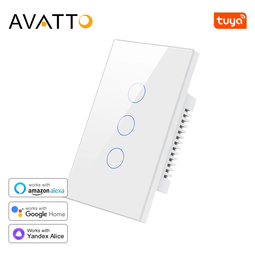 Умный настенный сенсорный выключатель AVATTO Tuya ZigBee, переключатель с дистанционным голосовым управлением на 1/3/4 клавиши, работает с Alexa,Google Home
Умный настенный сенсорный выключатель AVATTO Tuya ZigBee, переключатель с дистанционным голосовым управлением на 1/3/4 клавиши, работает с Alexa,Google Home