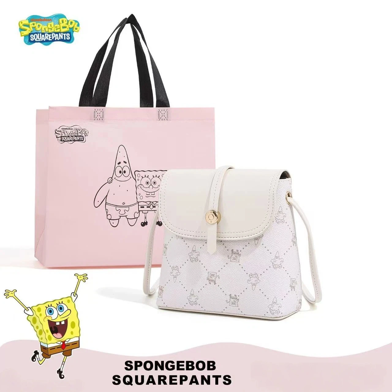 SpongeBob SquarePants Genuine Handbag Women's 2026 New Summer Versatile Crossbody Bag Small Tote Bag Cross-Border Pillow Bag
SpongeBob SquarePants Genuine Handbag Women's 2026 New Summer Versatile Crossbody Bag Small Tote Bag Cross-Border Pillow Bag