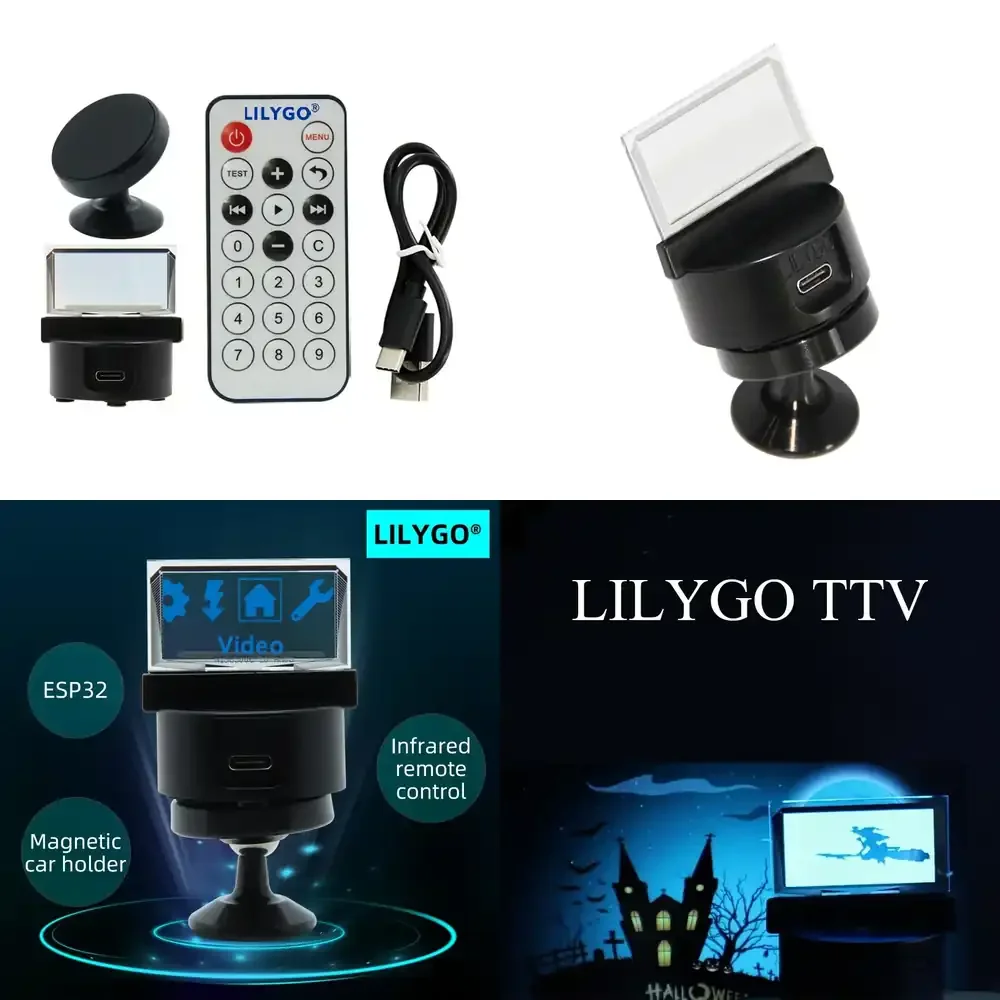 LILYGO TTV Lite ESP32 Arduin Micropython Programming Programmable OLED TV Transparent Screen Remote Control Board
LILYGO TTV Lite ESP32 Arduin Micropython Programming Programmable OLED TV Transparent Screen Remote Control Board