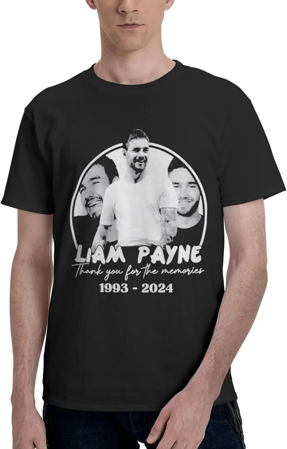 Хлопковые футболки Liam Muisc Payne с круглым вырезом, классические футболки с рисунком, мягкие рубашки с короткими рукавами для мужчин, черные
Хлопковые футболки Liam Muisc Payne с круглым вырезом, классические футболки с рисунком, мягкие рубашки с короткими рукавами для мужчин, черные