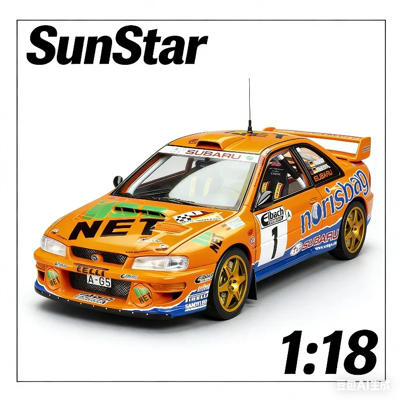 SunStar 1/18 Subaru Impreza Rally Championship Car Cast Alloy Model, Boys' Toy Collection Decoration Item.
SunStar 1/18 Subaru Impreza Rally Championship Car Cast Alloy Model, Boys' Toy Collection Decoration Item.