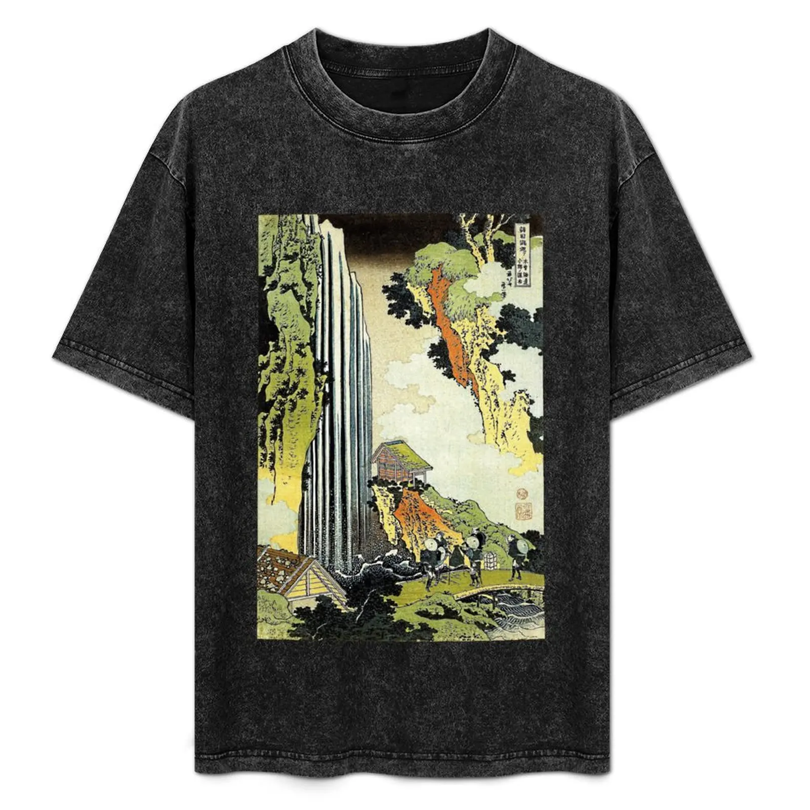 Waterfall' by Katsushika Hokusai (Reproduction) T-Shirt Clothing luxury designer Man t-shirt mens cotton t shirts
Waterfall' by Katsushika Hokusai (Reproduction) T-Shirt Clothing luxury designer Man t-shirt mens cotton t shirts