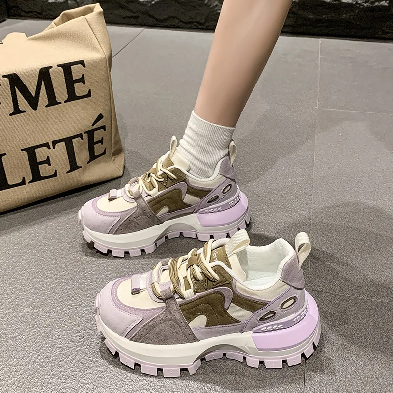 Новые модные кроссовки с цветными блоками, удобная женская обувь на толстой подошве, весенне-осенняя универсальная повседневная обувь, Zapatos De Mujer
Новые модные кроссовки с цветными блоками, удобная женская обувь на толстой подошве, весенне-осенняя универсальная повседневная обувь, Zapatos De Mujer