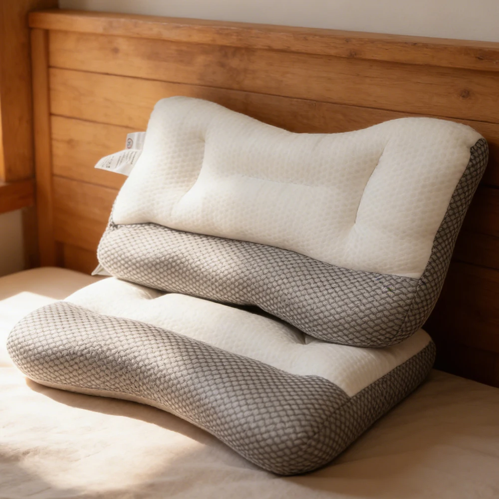 Comfortable Sleep Neck Pillow, Suitable for Side Sleepers, Anti-Allergy Microfiber Filling, Polyester Fiber Fabric Neck Pillow, Suitable for Sleeping
Comfortable Sleep Neck Pillow, Suitable for Side Sleepers, Anti-Allergy Microfiber Filling, Polyester Fiber Fabric Neck Pillow, Suitable for Sleeping