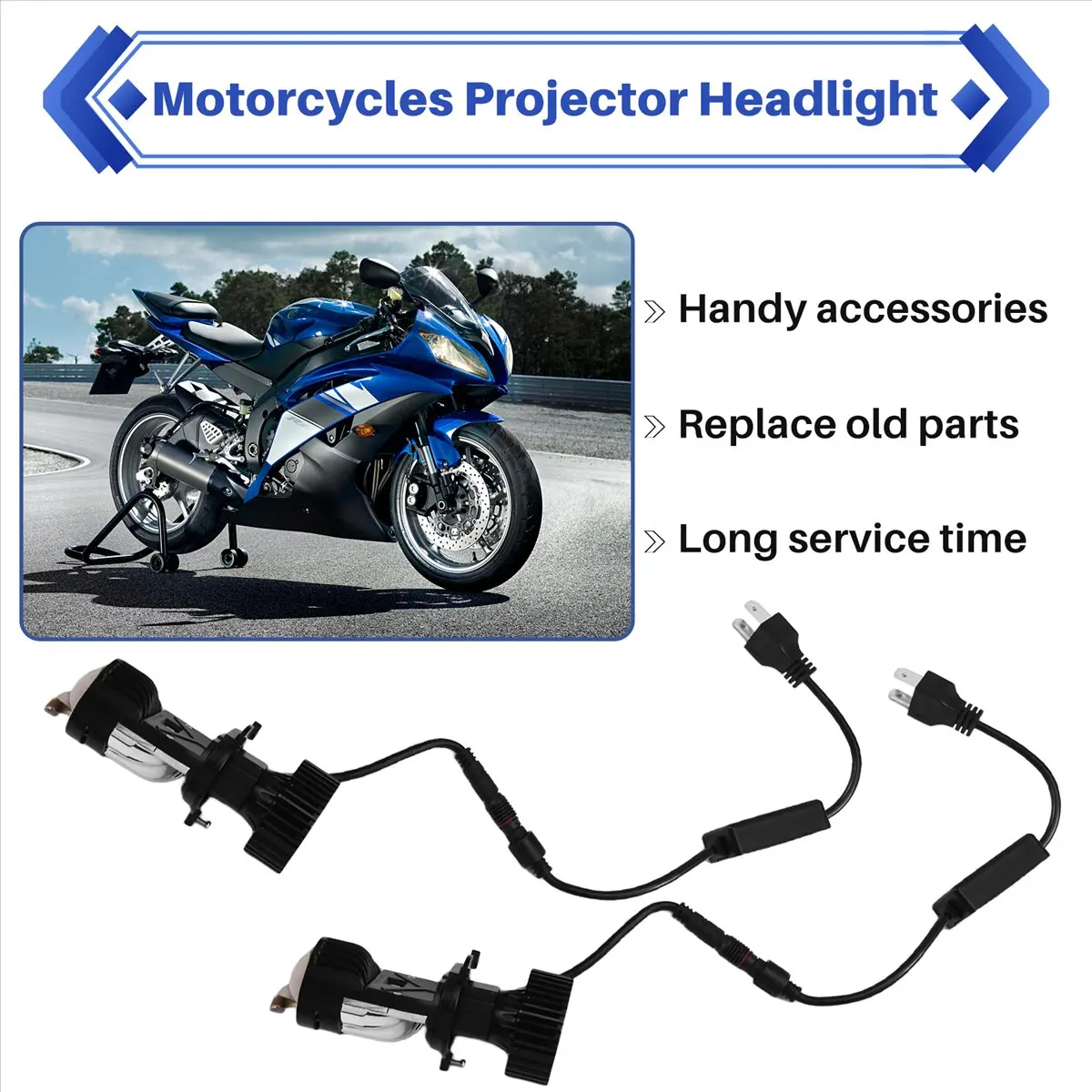 Punctual- MotorcyclesLED Projector Headlight Bulbs Bi LED Lens Mini Projector Laser Motorcycles BeamTurbo Fan Y3PRO-H4
Punctual- MotorcyclesLED Projector Headlight Bulbs Bi LED Lens Mini Projector Laser Motorcycles BeamTurbo Fan Y3PRO-H4