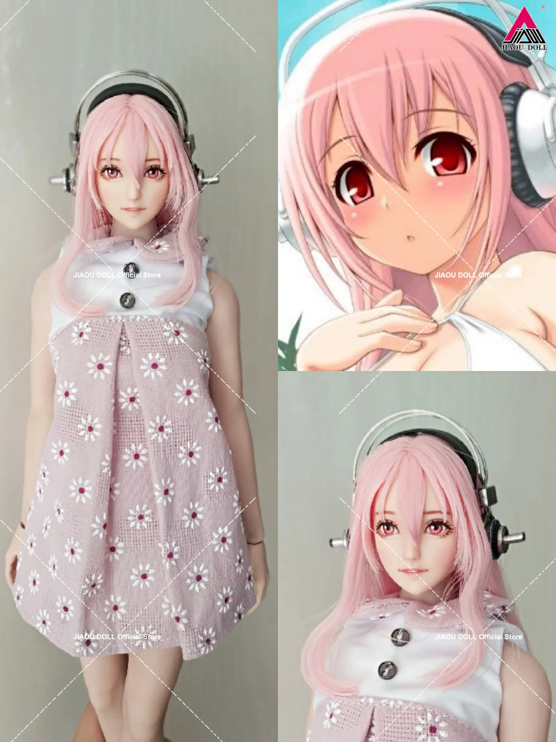 1/6 Lovely Anime Girl Head Sculpt OB Super Flexible Seamless Body with physiological details 12'' Female Soldier Action Figure
1/6 Lovely Anime Girl Head Sculpt OB Super Flexible Seamless Body with physiological details 12'' Female Soldier Action Figure