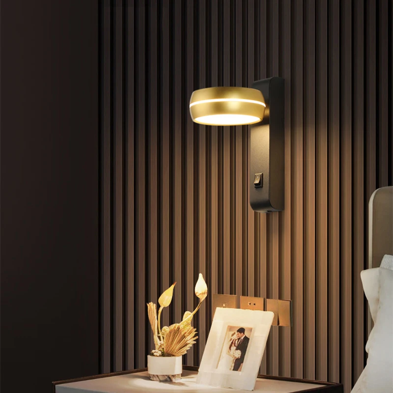 Nordic Minimalist 6W Led Wall Lamp Bedroom Bedside Lamp Switching Living Room Rotatable Head Wall Lamp Led Reading Light
Nordic Minimalist 6W Led Wall Lamp Bedroom Bedside Lamp Switching Living Room Rotatable Head Wall Lamp Led Reading Light