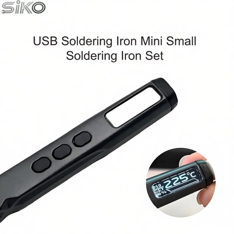 Паяльник 80 Вт, высокая мощность, регулируемая температура 50-450°C ℃ 0,99-дюймовый IPS-экран с быстрым нагревом Type-C для ремонта печатных плат и DIY-проектов
Паяльник 80 Вт, высокая мощность, регулируемая температура 50-450°C ℃ 0,99-дюймовый IPS-экран с быстрым нагревом Type-C для ремонта печатных плат и DIY-проектов