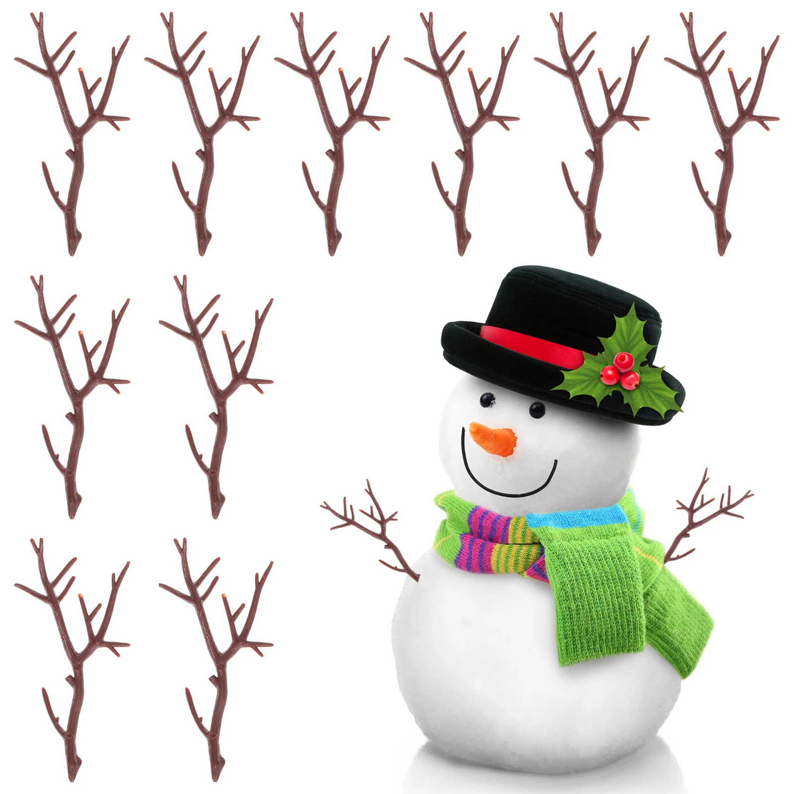 10Pcs Plastic Antler Shaped Branches Decorative Stems for Home Evening Party Dinner Business Decor Artificial Tree Stems
10Pcs Plastic Antler Shaped Branches Decorative Stems for Home Evening Party Dinner Business Decor Artificial Tree Stems