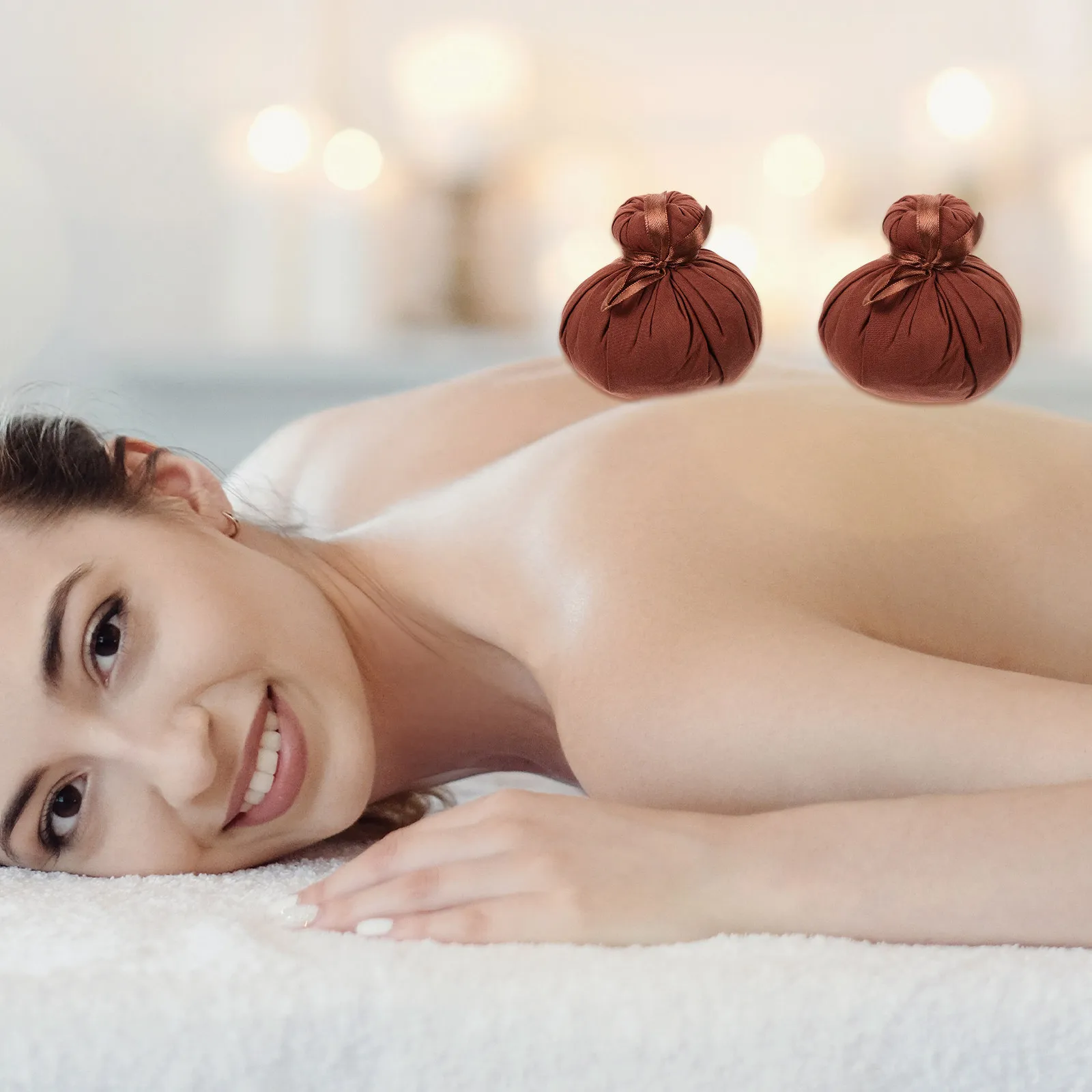 2Pcs Aromatic Herbal Heat Ball for Therapeutic Massage Cotton Mugwort Filled Warming Compress Ball for Body Relaxation Portable
2Pcs Aromatic Herbal Heat Ball for Therapeutic Massage Cotton Mugwort Filled Warming Compress Ball for Body Relaxation Portable