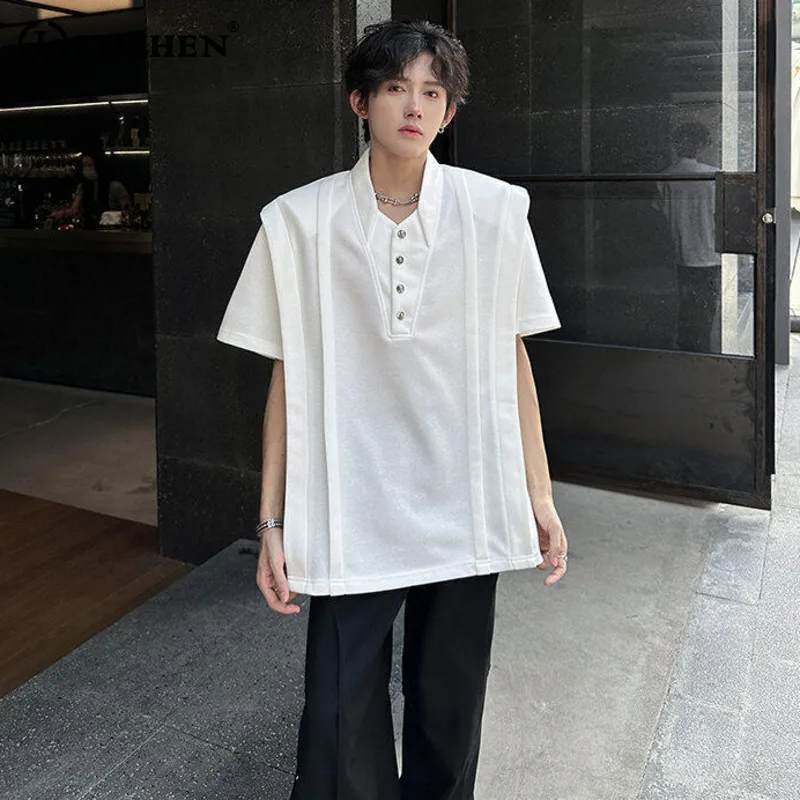 LUZHEN Three-dimensional Patchwork Design Solid Color Casual Shirts Men's 2025 Summer Loose Shoulder Pad Tops Elegant New JY2181
LUZHEN Three-dimensional Patchwork Design Solid Color Casual Shirts Men's 2025 Summer Loose Shoulder Pad Tops Elegant New JY2181