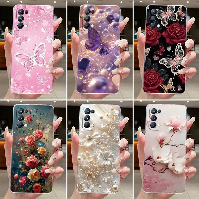 For OPPO Reno 5 Pro 5K 5G 4G Case Fashion Butterfly Flowers Clear Silicone Soft TPU Back Cover Phone Casing For Reno5 5Pro Case
For OPPO Reno 5 Pro 5K 5G 4G Case Fashion Butterfly Flowers Clear Silicone Soft TPU Back Cover Phone Casing For Reno5 5Pro Case