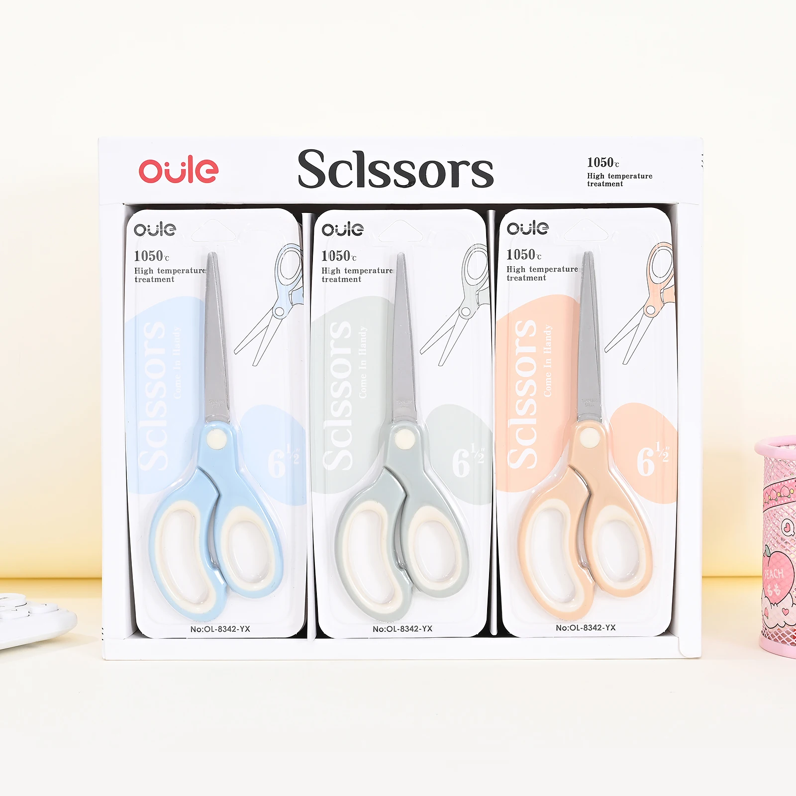 Macaron Color Scissor Stainless Steel Blade Safe Design Paper Cutting Scissors for Fine Art Diary Craft Office School Supplies
Macaron Color Scissor Stainless Steel Blade Safe Design Paper Cutting Scissors for Fine Art Diary Craft Office School Supplies