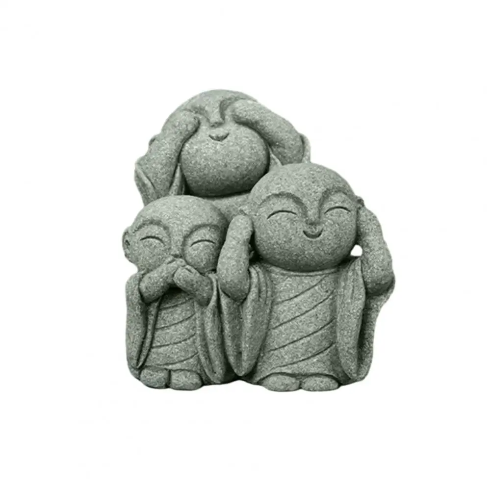 Decorative Collectible Craft Small Buddha Ornament Green Sandstone Little Buddha Decoration Versatile Monk Statue for Desk Home
Decorative Collectible Craft Small Buddha Ornament Green Sandstone Little Buddha Decoration Versatile Monk Statue for Desk Home