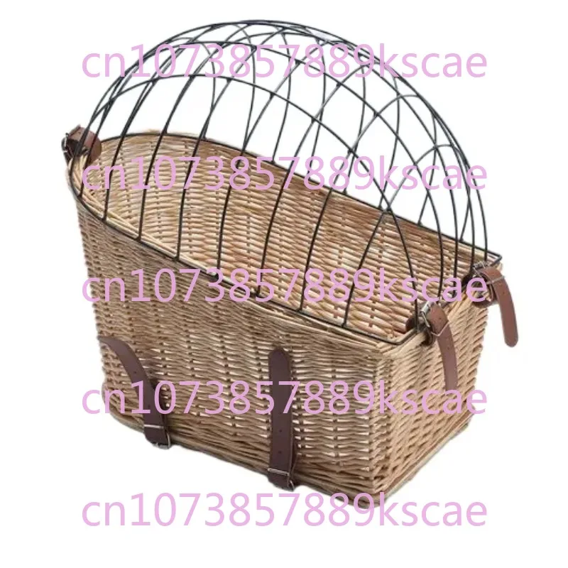 Bicycle Pet Cage Car Basket Storage Basket With Iron Cover Dog Cage Storage Basket Rear Frame Woven
Bicycle Pet Cage Car Basket Storage Basket With Iron Cover Dog Cage Storage Basket Rear Frame Woven