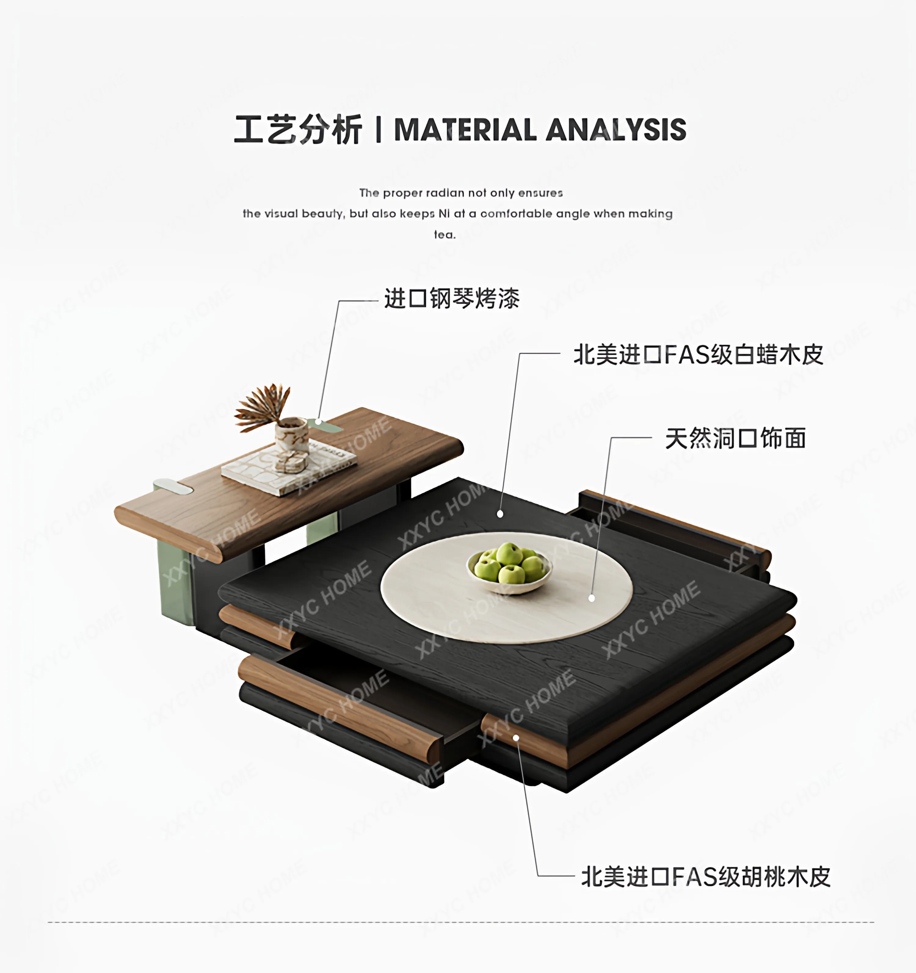 creative high-end villa B&B living room home retro coffee table
creative high-end villa B&B living room home retro coffee table