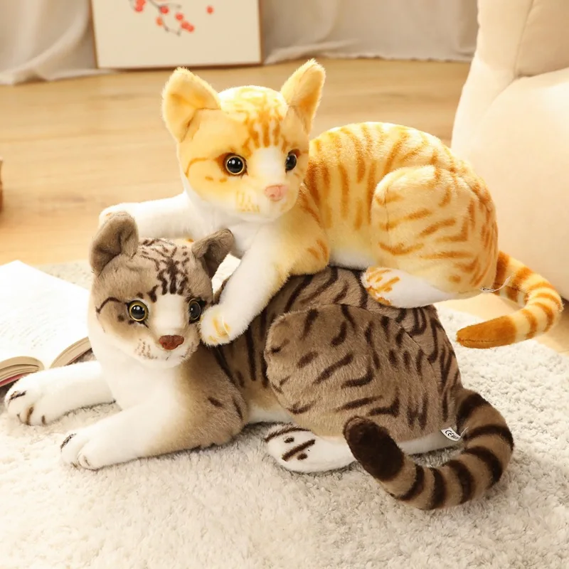 New Stuffed Cats Plush Toy 27cm Simulation Cute Cat Pet Toys Realistic Plush Cat Lifelike Home Decor Birthday Gift Children Toys
New Stuffed Cats Plush Toy 27cm Simulation Cute Cat Pet Toys Realistic Plush Cat Lifelike Home Decor Birthday Gift Children Toys