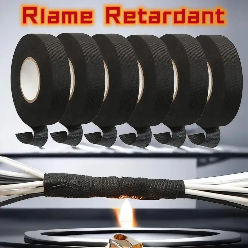 15M 8/15/19MM Heat-resistant Adhesive Cloth Fabric Tape For Automotive Cable Tape Harness Wiring Loom Electrical Heat Tape
15M 8/15/19MM Heat-resistant Adhesive Cloth Fabric Tape For Automotive Cable Tape Harness Wiring Loom Electrical Heat Tape