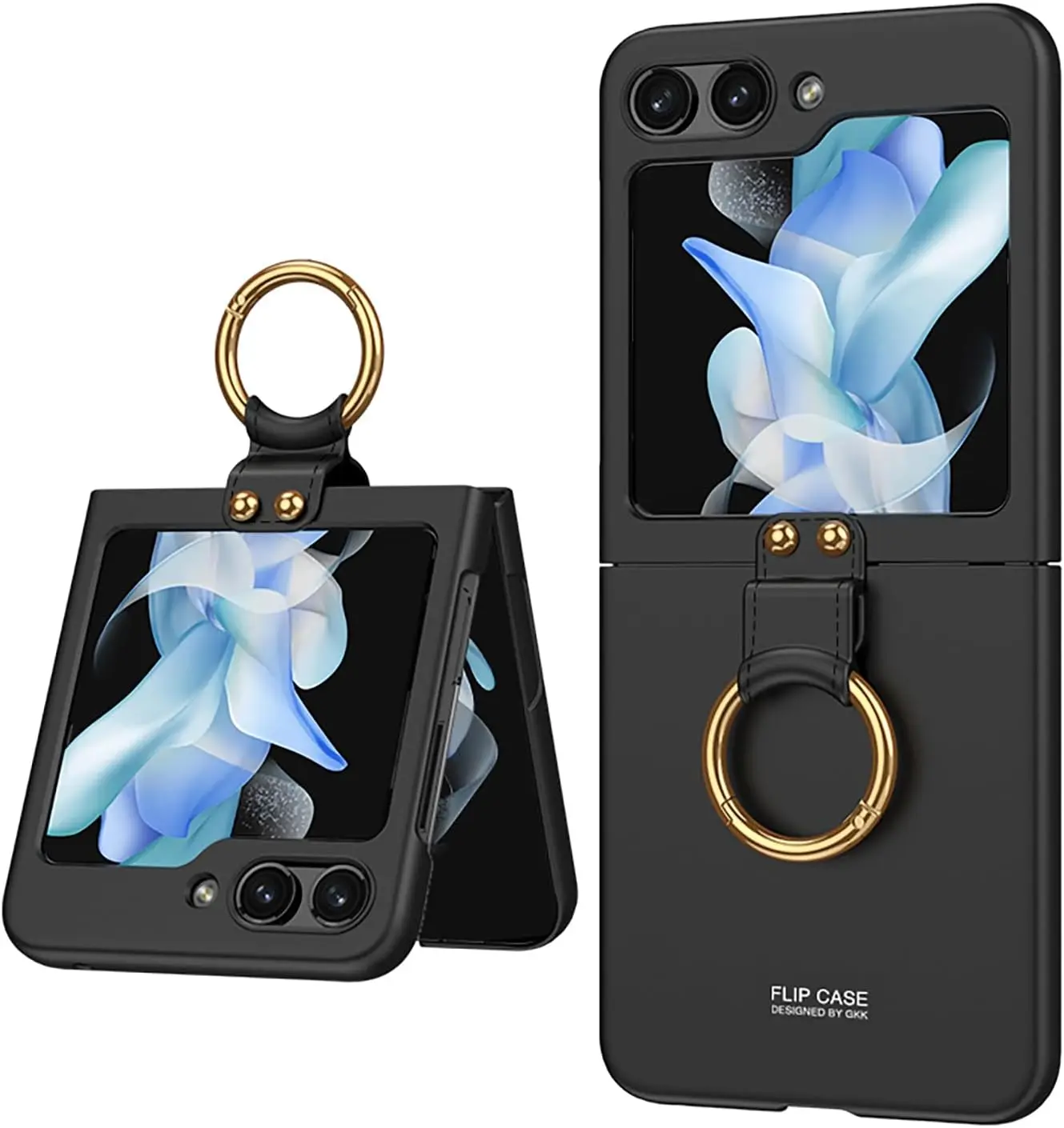Case for Samsung Galaxy Flip 5 with Ring Holder, Protective Cover - Small Screen Protection, Matte Finish, Comfortable Grip Case
Case for Samsung Galaxy Flip 5 with Ring Holder, Protective Cover - Small Screen Protection, Matte Finish, Comfortable Grip Case