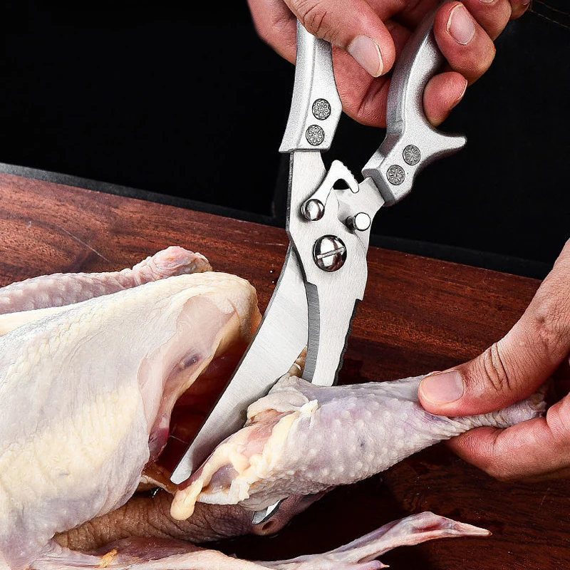Powerful Chicken Bone Scissors Kitchen Scissors Kitchen Shears Duck Fish Cutter Stainless Steel Fish Scissors Cooking Tools
Powerful Chicken Bone Scissors Kitchen Scissors Kitchen Shears Duck Fish Cutter Stainless Steel Fish Scissors Cooking Tools