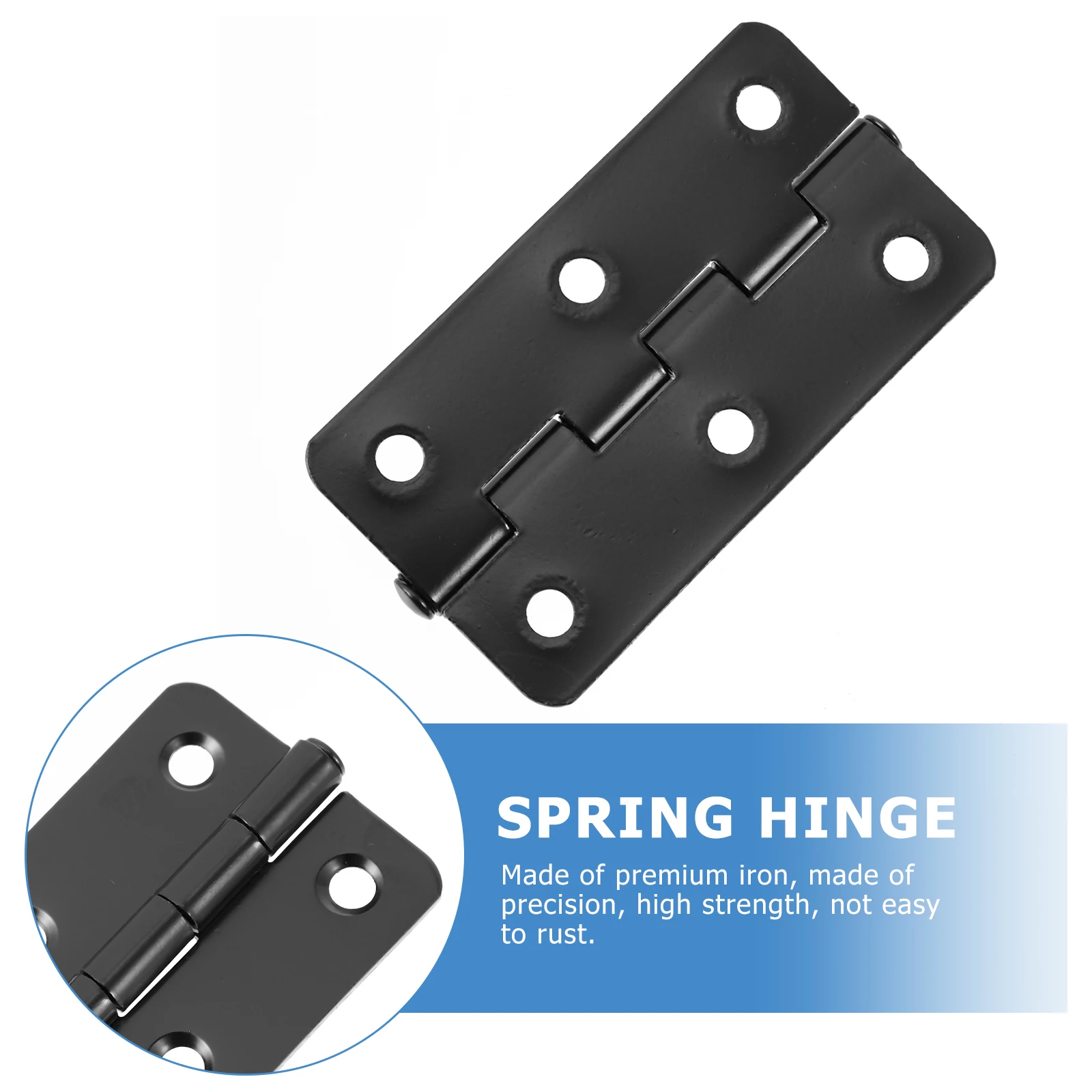 6pcs Iron Hinges Cabinet Cupboard Door Black Thickened Heavy Duty 180 Degree Rotation Rust Resistant High Strength Hardware
6pcs Iron Hinges Cabinet Cupboard Door Black Thickened Heavy Duty 180 Degree Rotation Rust Resistant High Strength Hardware