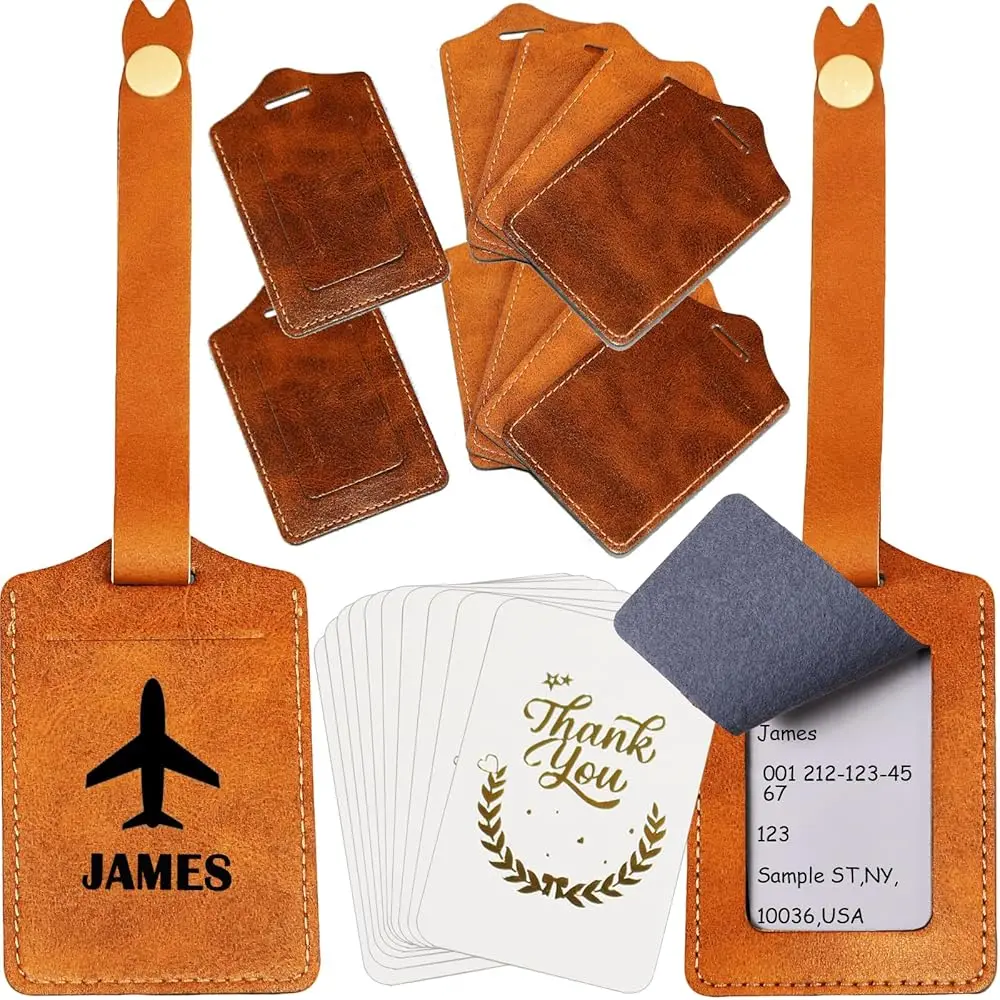Free ShippingLaser Engraving Khaki Luggage Tags Material - 10 Sets Ideal Laserable Engravable Faux PU Leather Gifts - Lasable Le
Free ShippingLaser Engraving Khaki Luggage Tags Material - 10 Sets Ideal Laserable Engravable Faux PU Leather Gifts - Lasable Le