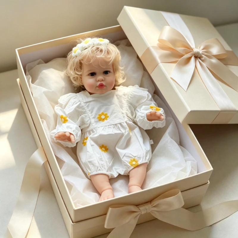 24 Inch 60cm Silicone Baby Dolls Ellie Soft Body Real Looking Baby Dolls with Rooted Blonde Hair Birthday and Christmas Gifts
24 Inch 60cm Silicone Baby Dolls Ellie Soft Body Real Looking Baby Dolls with Rooted Blonde Hair Birthday and Christmas Gifts