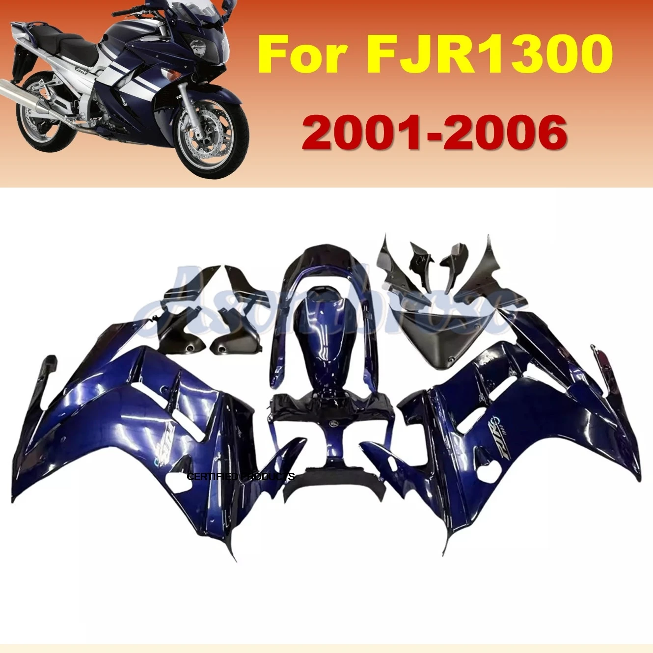 Новый комплект обтекателей для мотоцикла, подходящий для FJR1300 2001 2004 2006, обтекатели кузова FJR 1300 2002 2003 2005 01-06, полные обвесы
Новый комплект обтекателей для мотоцикла, подходящий для FJR1300 2001 2004 2006, обтекатели кузова FJR 1300 2002 2003 2005 01-06, полные обвесы